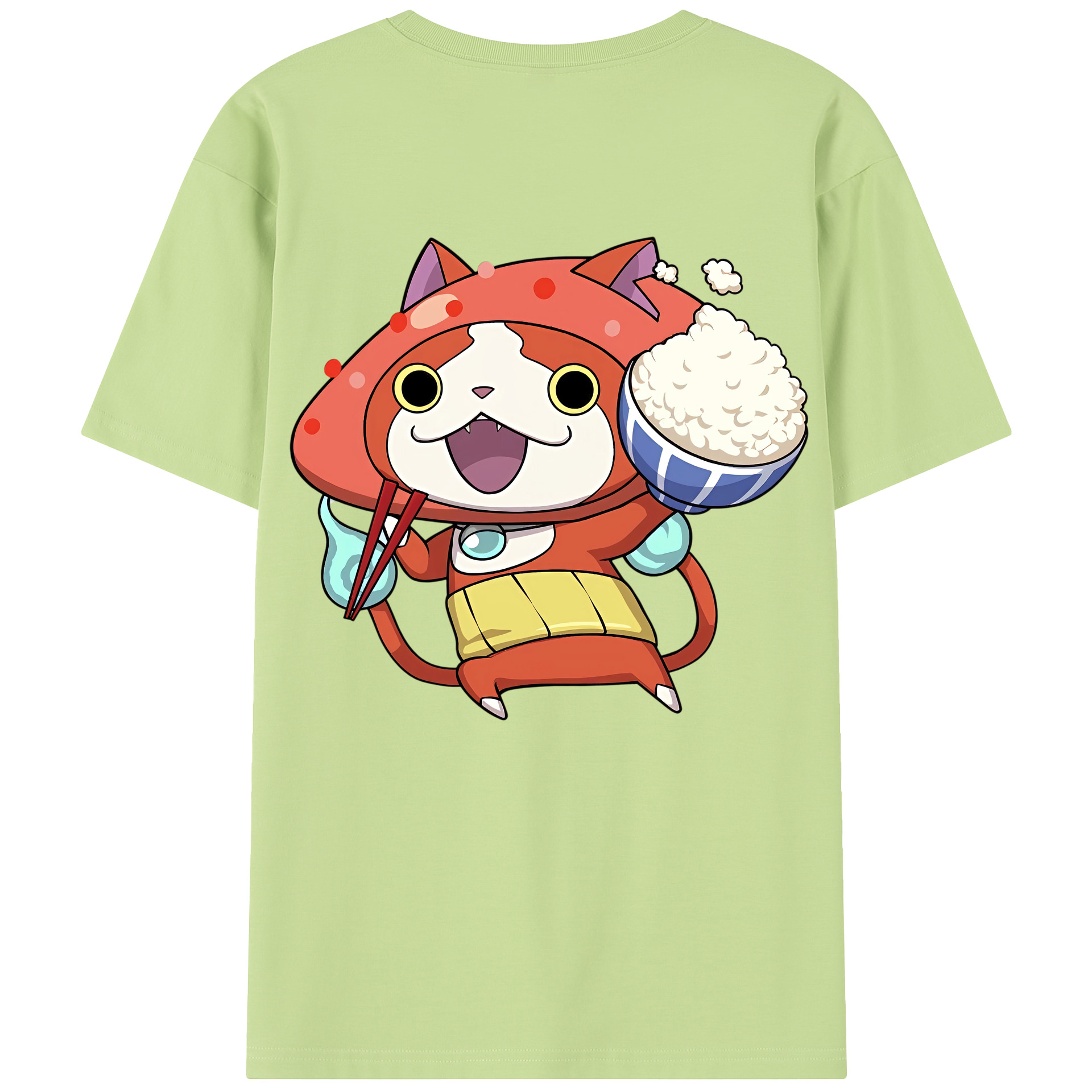 （画像用） 妖怪ウォッチ Yo-kai Watch 綿100％半袖Tシャツ（背面プリント）